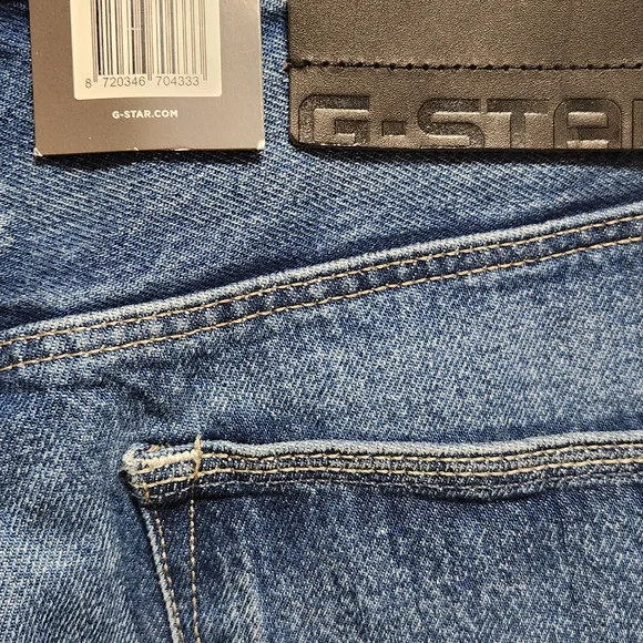 G STAR RAW ORIGINALS GRIP 3D RELAXED TAPERED Men's Blue Jeans SZ. 32x32